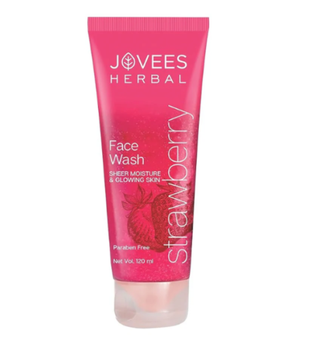 Jovees Strawberry Face Wash (Sheer Moisture Cleanser)