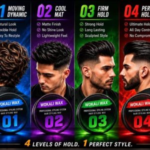 Wokali Wax Professional Styling System (Hair Styling Wax Series)